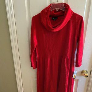 Red sweater dress new with tags